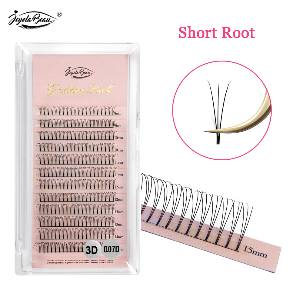 Eyelash Extension Remover At Home - เทพธิดา 3D Premade พัดลมขนตาสั้น Root W