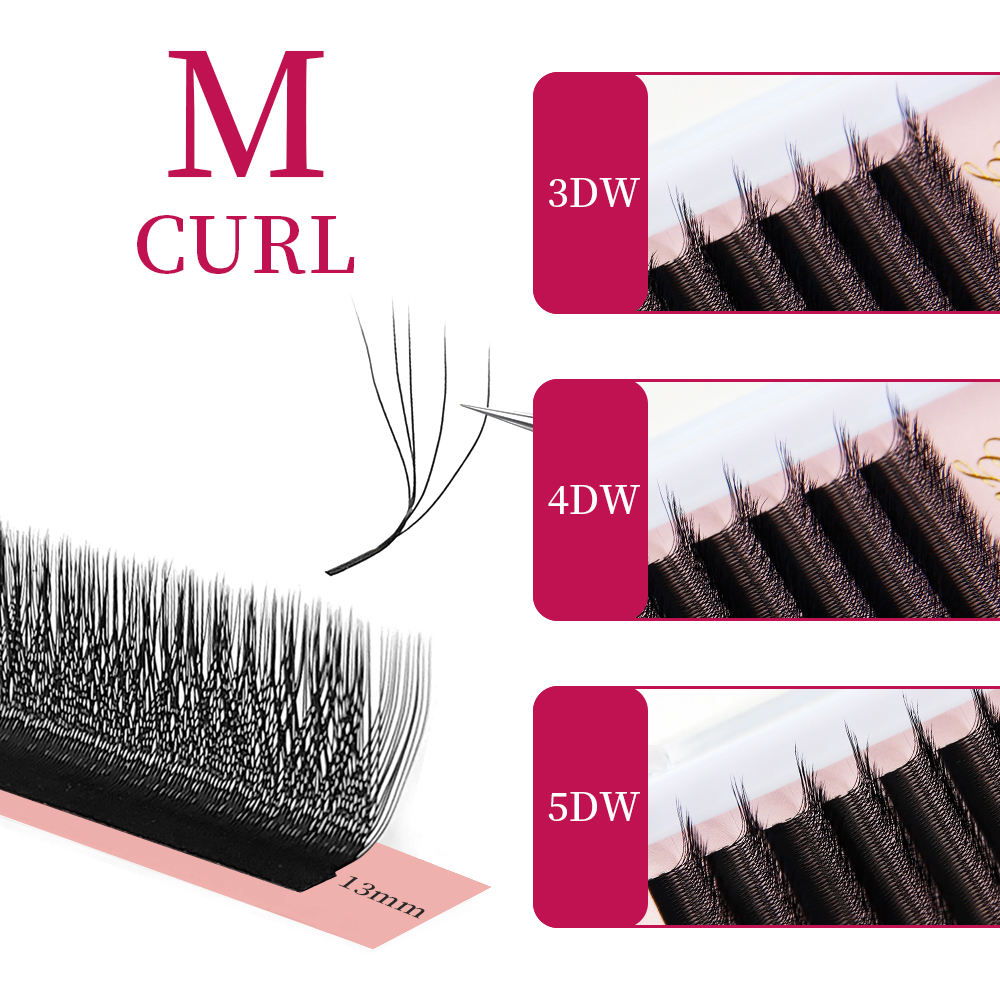 Eyelash Extension Volume Styles - ขนตาปลอม Goddess W3D 4D 5D M
