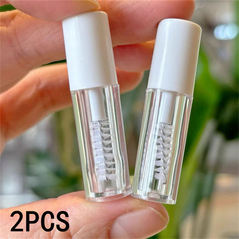 Eyelash Extension Examples - เจลแต่งขนตาแบบกันน้ำ 1.5 มล. 1/2 ชิ้น พร้อมแปรงปัดมาสคาร่า