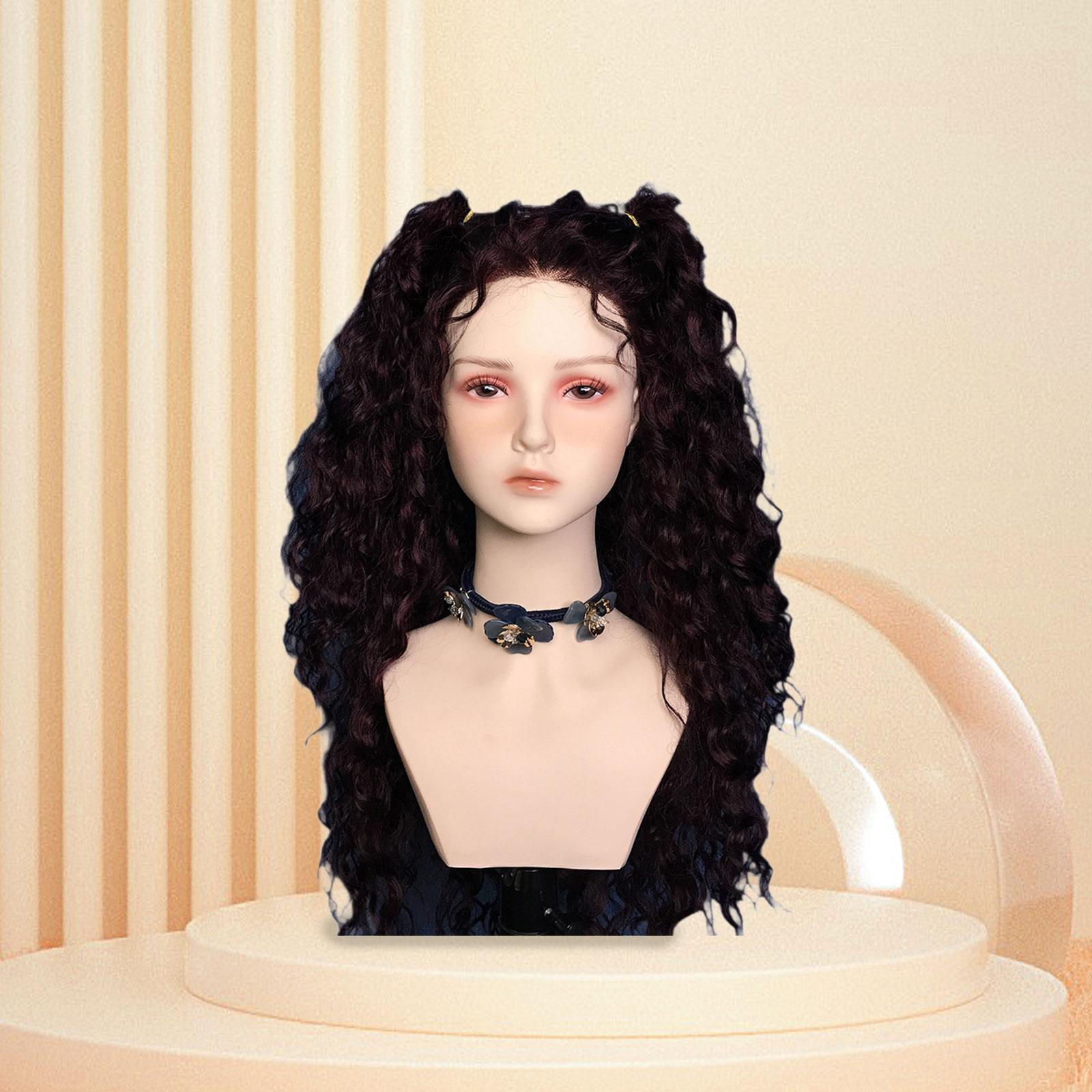 Eyelash Extension Anime - หัวหุ่นโชว์หน้าต่างพร้อมไหล่ สำหรับต่อขนตา ต่อผม วิกผม ใส่แว่นตา หมวก