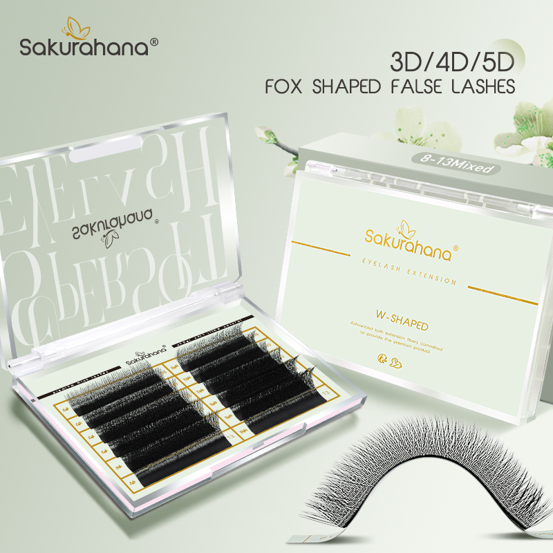 Eyelash Extension Cat Eye - ขนตาปลอม SAKURAHANA รุ่น Fox 3D 4D