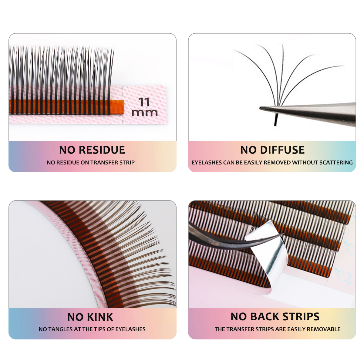 ขนตาปลอม AGUUD 5D Flora แบบพัด - Eyelash Extension Anime บทวิจารณ์และราคา