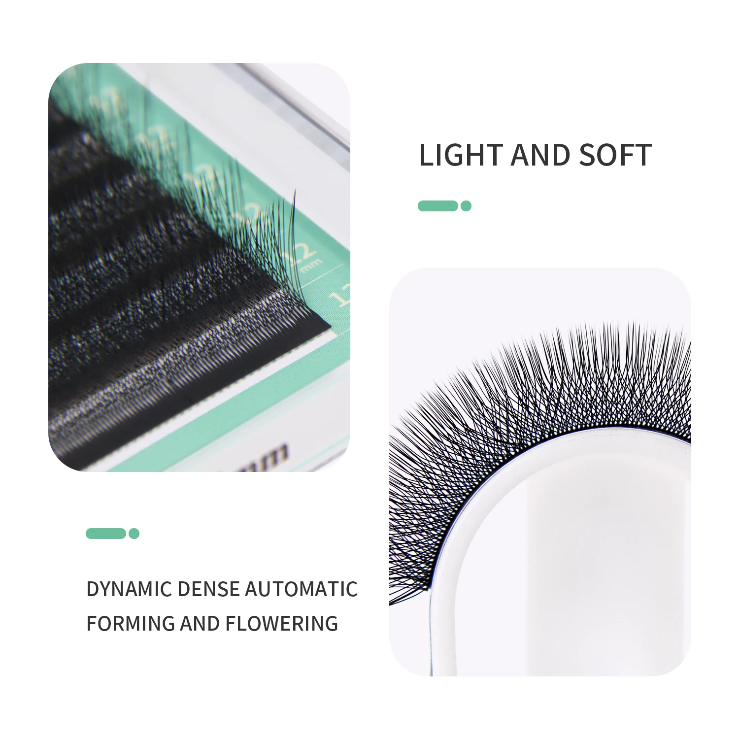 Glamlash ขนตาปลอมแบบพัดลมขนตาป - Eyelash Extension Volume Styles บทวิจารณ์และราคา