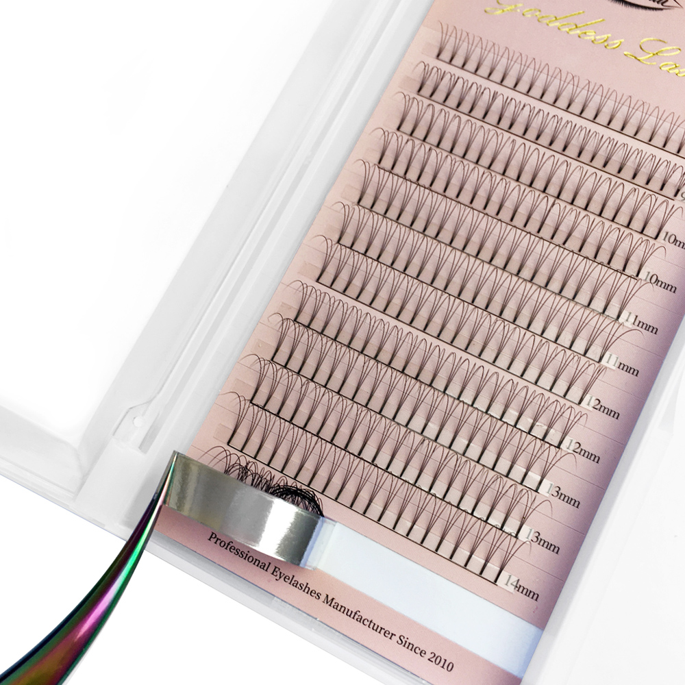 เทพธิดา 3D Premade พัดลมขนตาสั - Eyelash Extension Remover At Home บทวิจารณ์และราคา