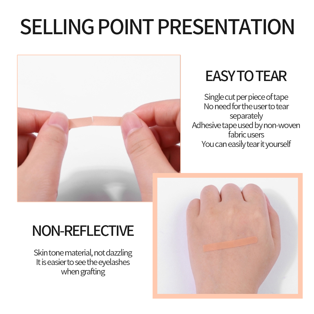 10/20pcs เทปขนตาไม่ทอ Micropor - Eyelash Extension Remover At Home บทวิจารณ์และราคา