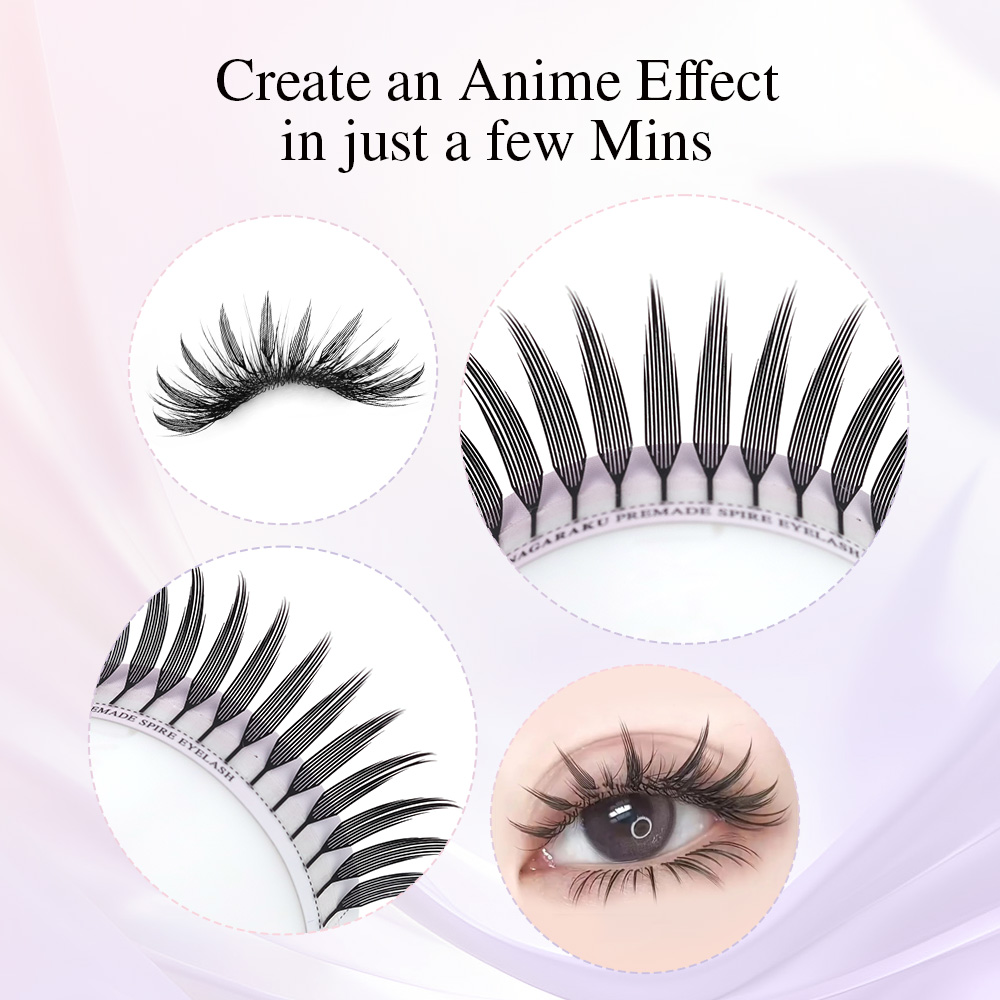 NAGARAKU Premade Spire Eyelash - Eyelash Extension Anime บทวิจารณ์และราคา