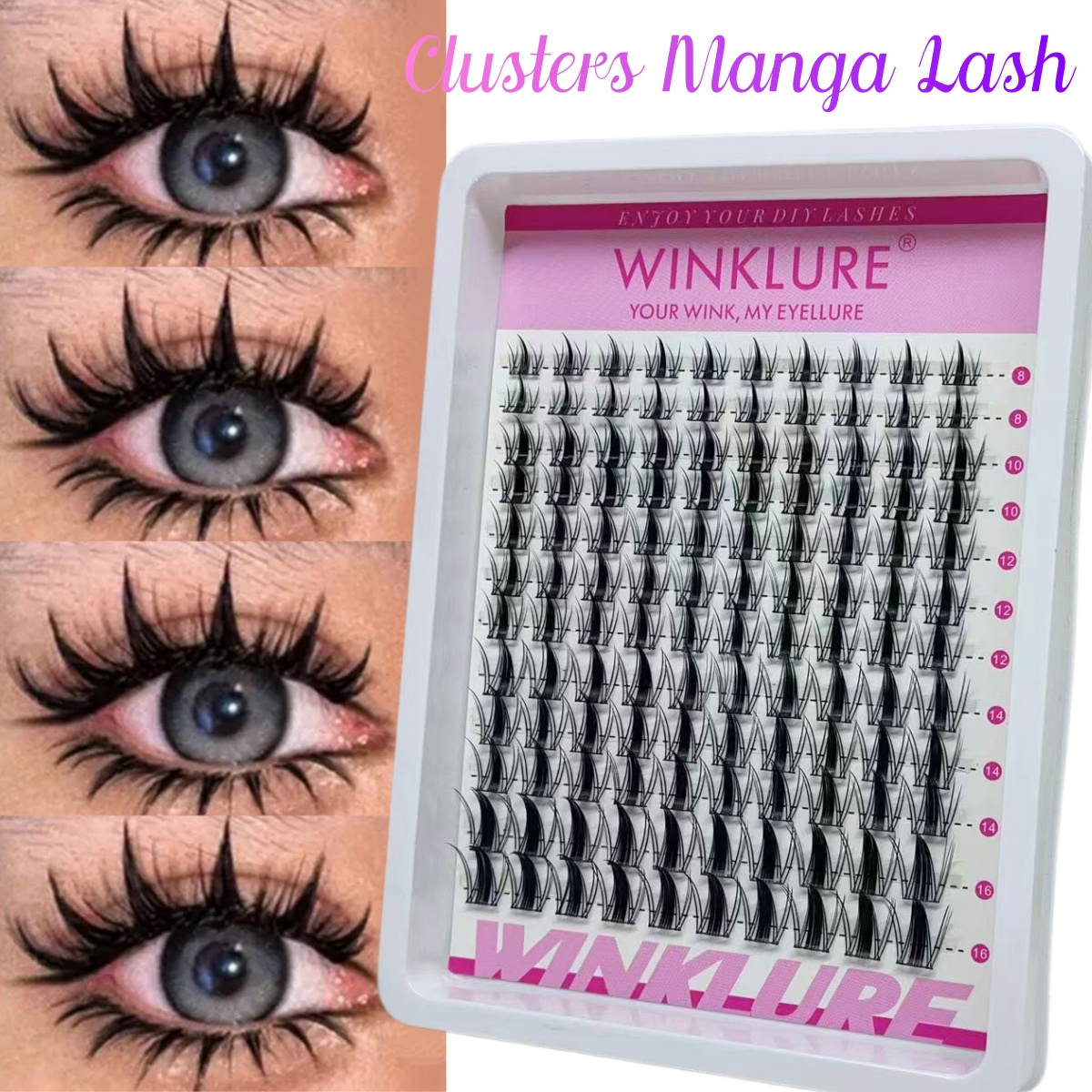 ชุดต่อขนตาปลอม WINKLURE Manga  - Eyelash Extension Anime บทวิจารณ์และราคา