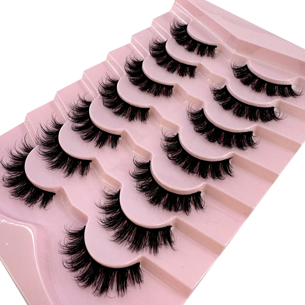 ขนตาปลอมแบบฟูฟ่อง 7 คู่ รุ่น A - Eyelash Extension Cat Eye บทวิจารณ์และราคา