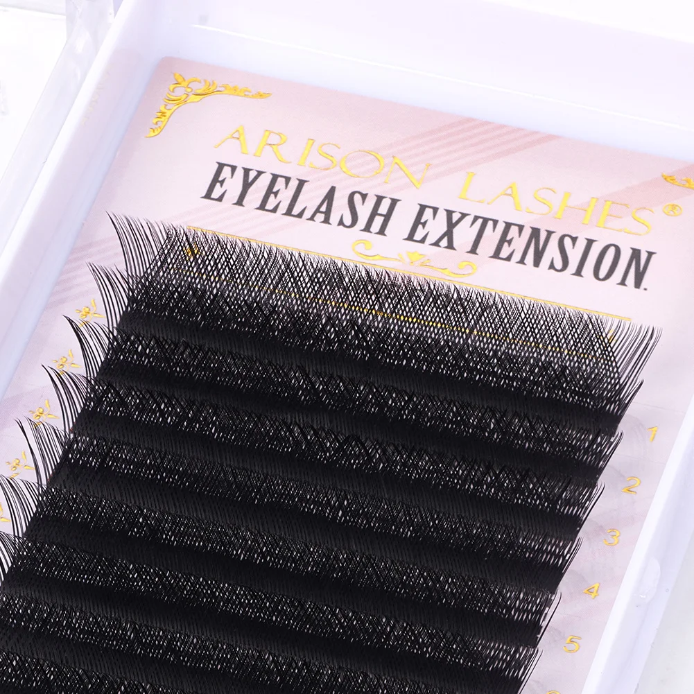 ARISON ขนตาปลอมแบบพัดสำเร็จรูป - Eyelash Extension Volume Styles บทวิจารณ์และราคา