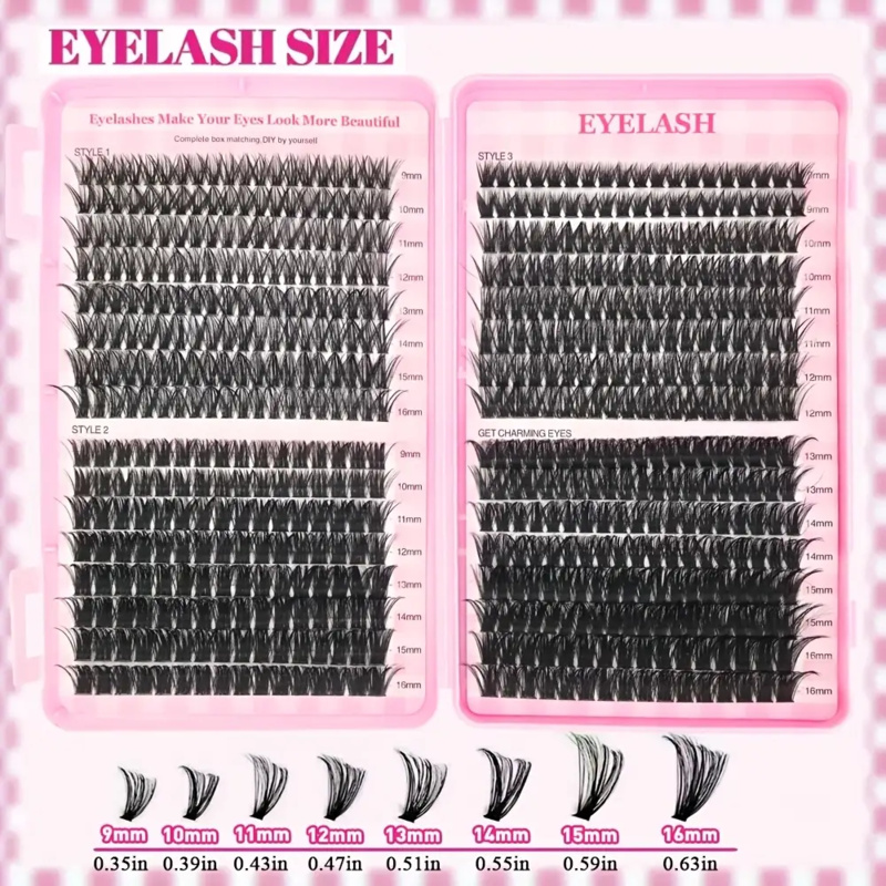 30/40/50/60/80/100D, หนา 9-16  - Eyelash Extension Volume Styles บทวิจารณ์และราคา