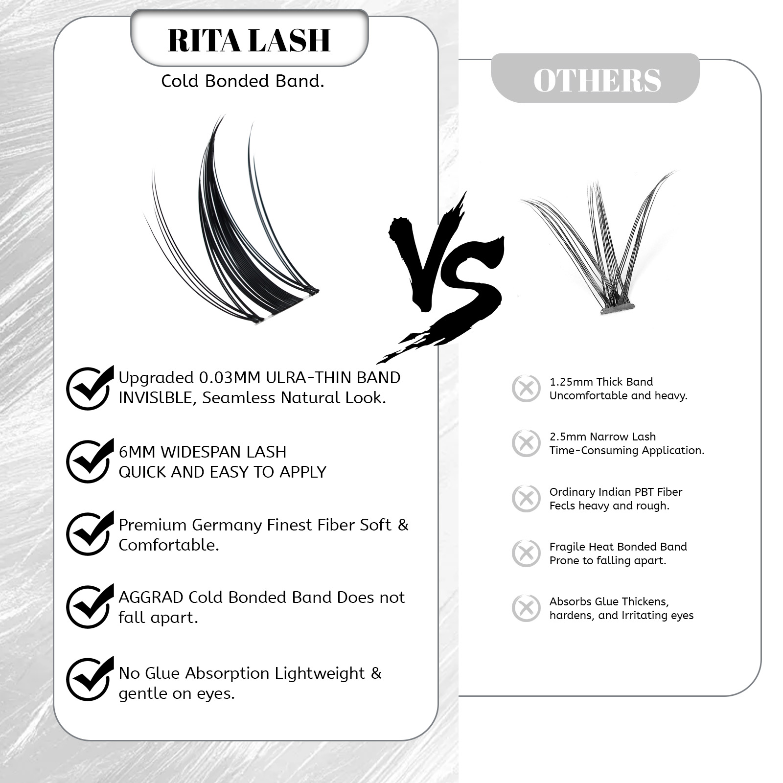 วีว่า |   RITALASH 120 ชิ้น คอ - Eyelash Extension Anime บทวิจารณ์และราคา