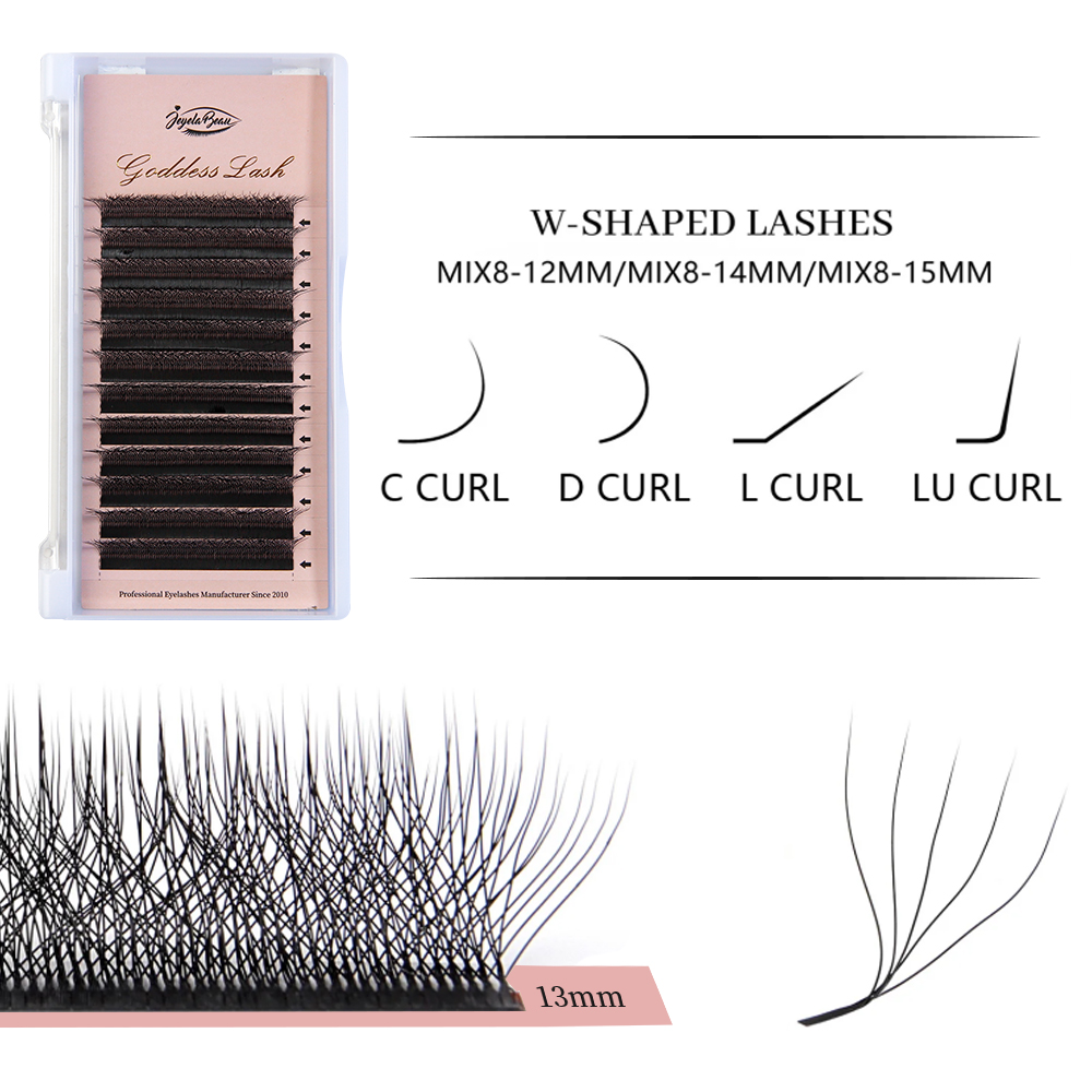 ขนตาปลอม Goddess W3D 4D 5D M C - Eyelash Extension Volume Styles บทวิจารณ์และราคา