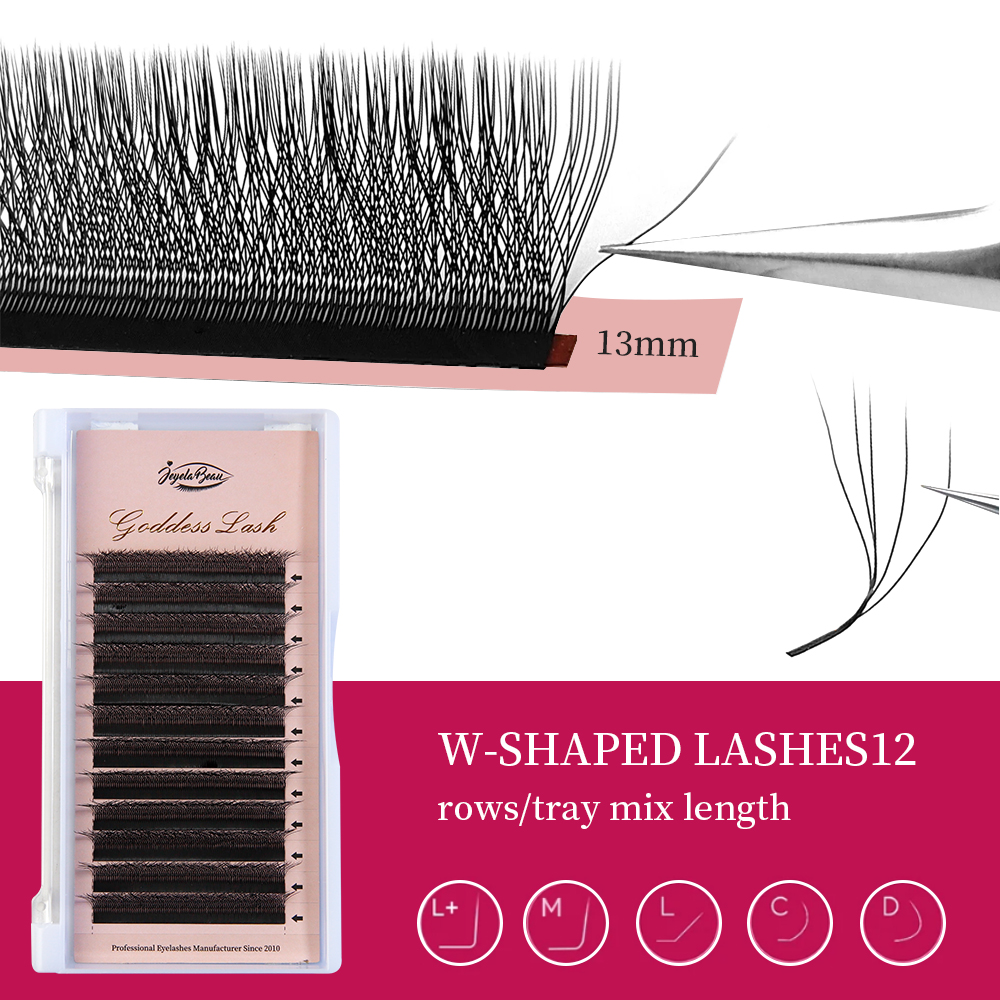 ขนตาปลอม Goddess W3D 4D 5D M C - Eyelash Extension Volume Styles บทวิจารณ์และราคา