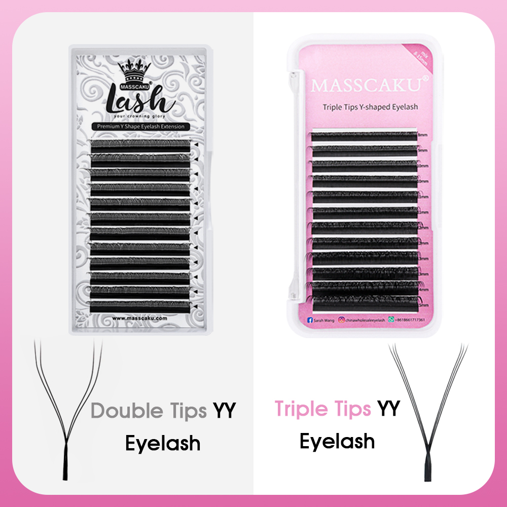 ขายร้อน Masscaku YY รูปร่างขนต - Eyelash Extension Volume Styles บทวิจารณ์และราคา
