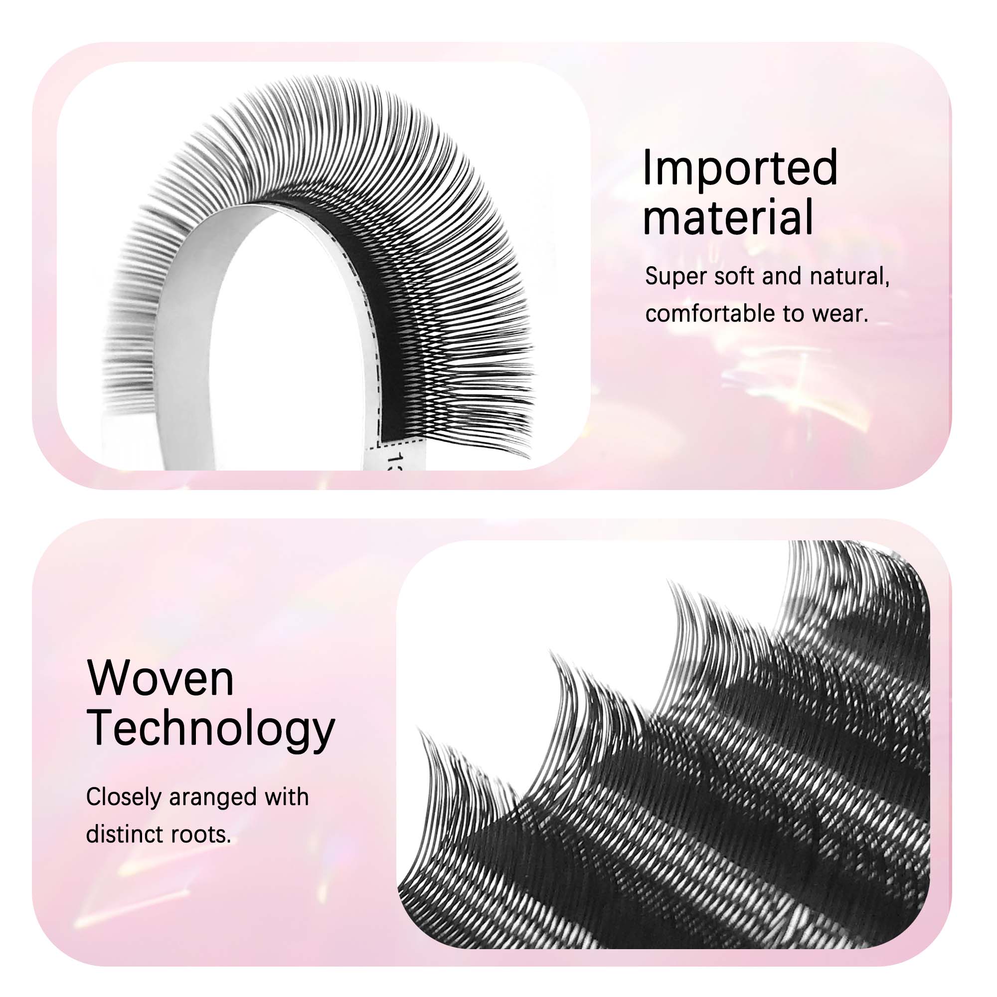 CoMango ขนตาดอกไม้คู่ขนานรูปตั - Eyelash Extension Volume Styles บทวิจารณ์และราคา
