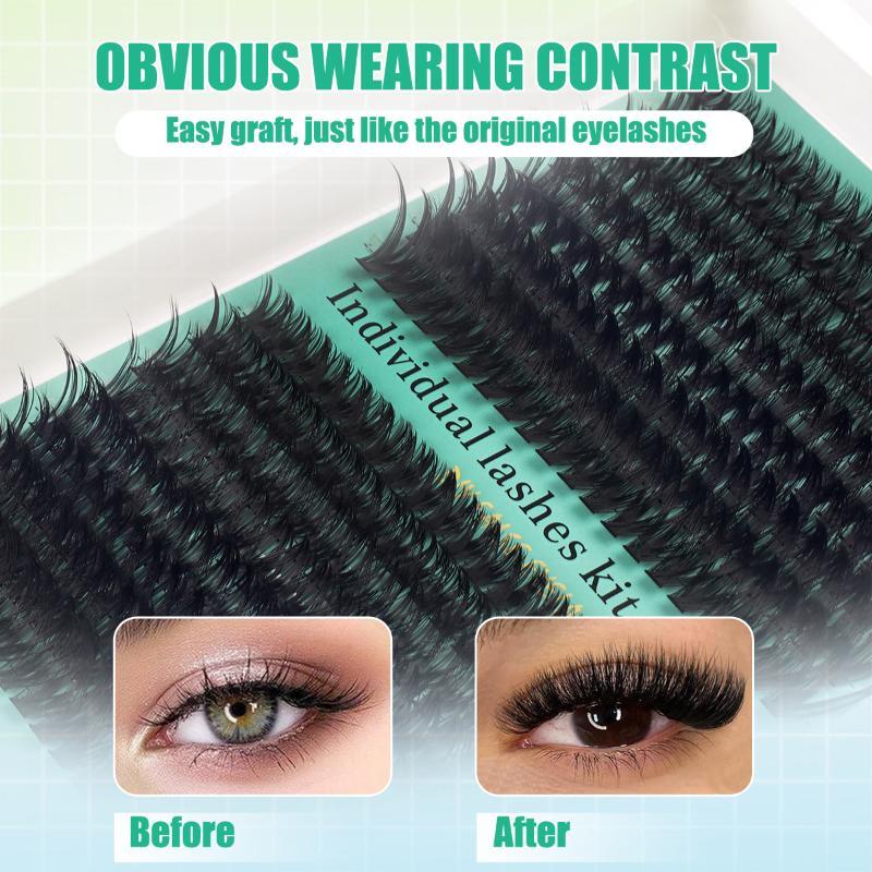 ขนตาปลอมแบบ DIY 5D ฟูฟ่อง 320  - Eyelash Extension No 9 บทวิจารณ์และราคา