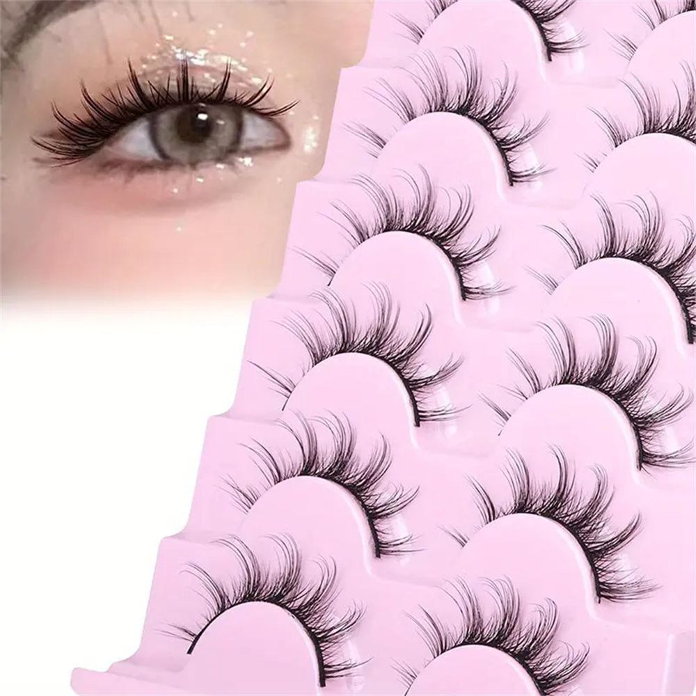 ขนตาปลอมแบบธรรมชาติ 10 คู่ สไต - Eyelash Extension Japan บทวิจารณ์และราคา