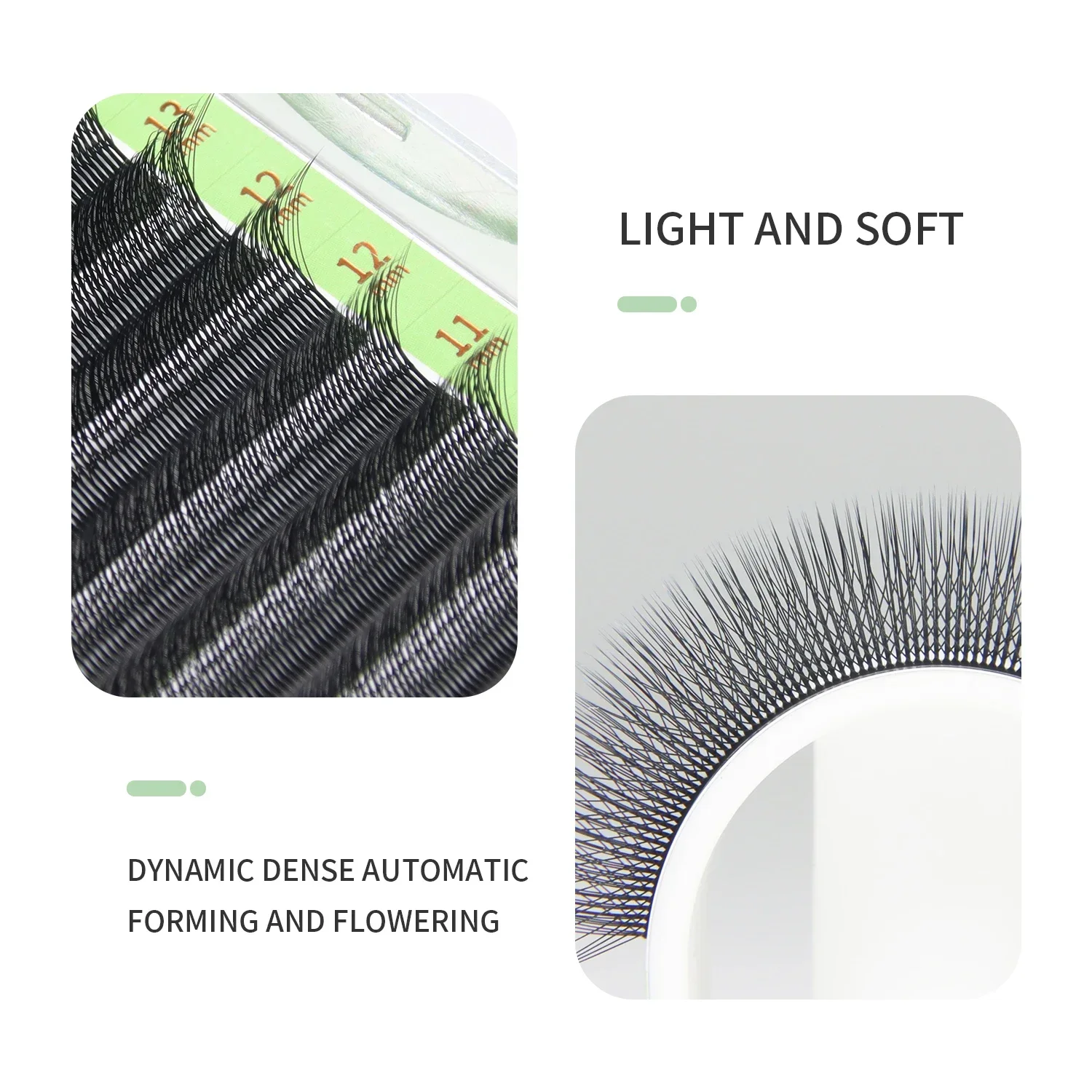 GLAMLASH 3D W 3-Core Shape Las - Eyelash Extension Volume Styles บทวิจารณ์และราคา