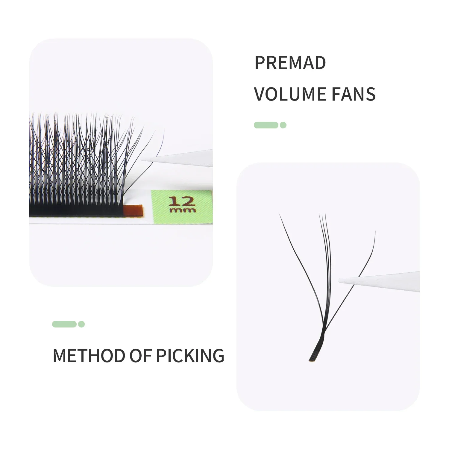 GLAMLASH 3D W 3-Core Shape Las - Eyelash Extension Volume Styles บทวิจารณ์และราคา