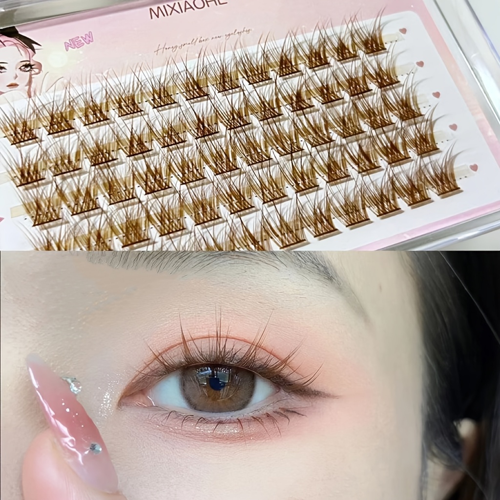 ขนตาปลอม Mixiaohe สีสันสดใส 60 - Eyelash Extension Anime บทวิจารณ์และราคา