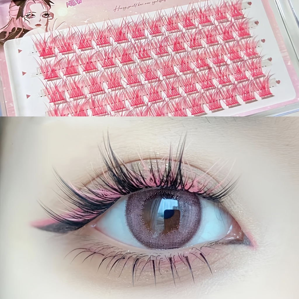ขนตาปลอม Mixiaohe สีสันสดใส 60 - Eyelash Extension Anime บทวิจารณ์และราคา