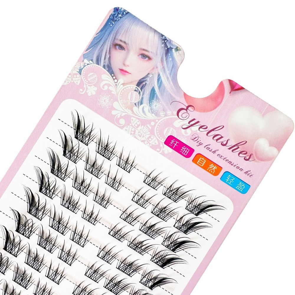 3D Cat Eye Clusters Lashes ธรร - Eyelash Extension Cat Eye บทวิจารณ์และราคา