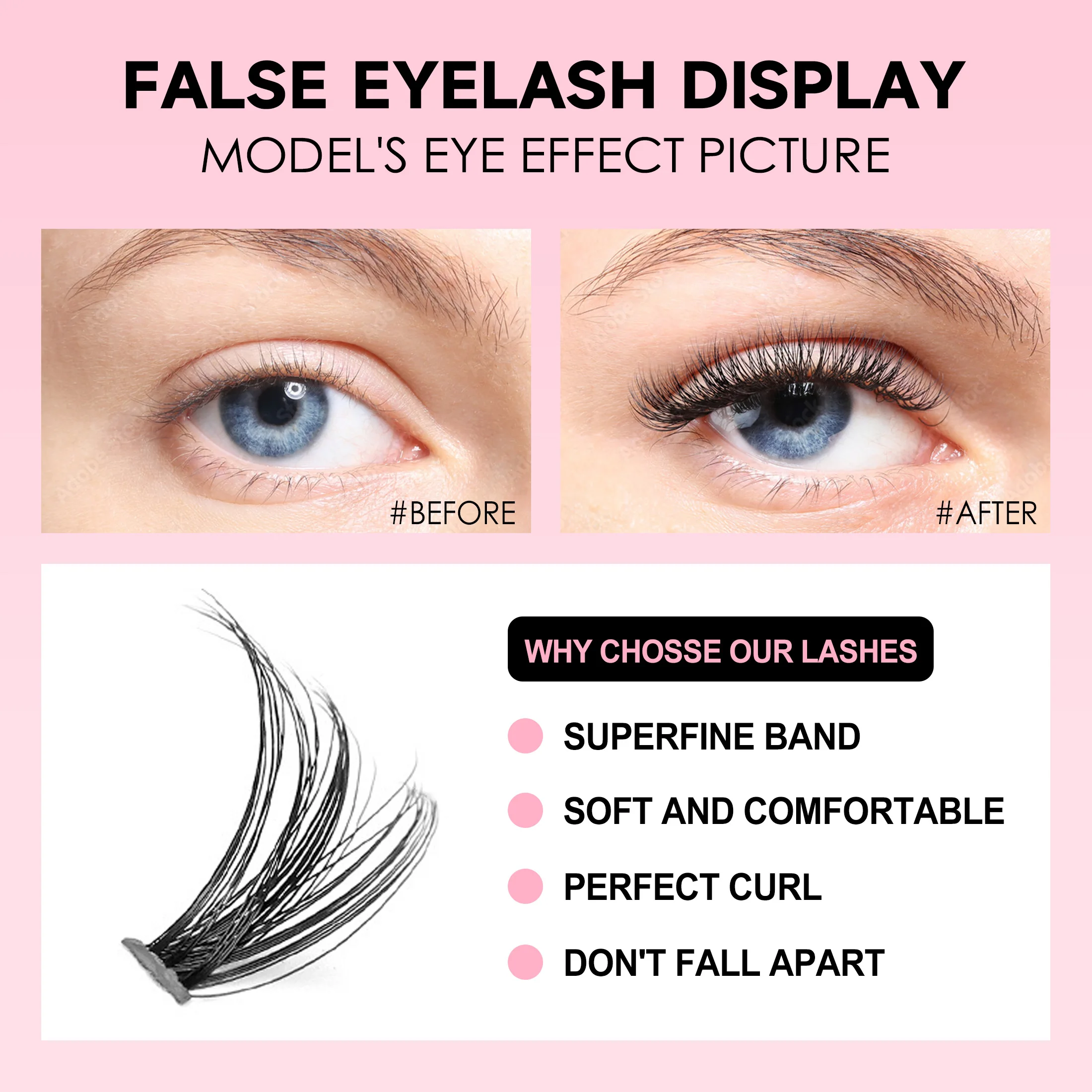 ชุดขนตาที่ต่อขนตาแบบทำมือ200ชิ - Eyelash Extension Remover At Home บทวิจารณ์และราคา