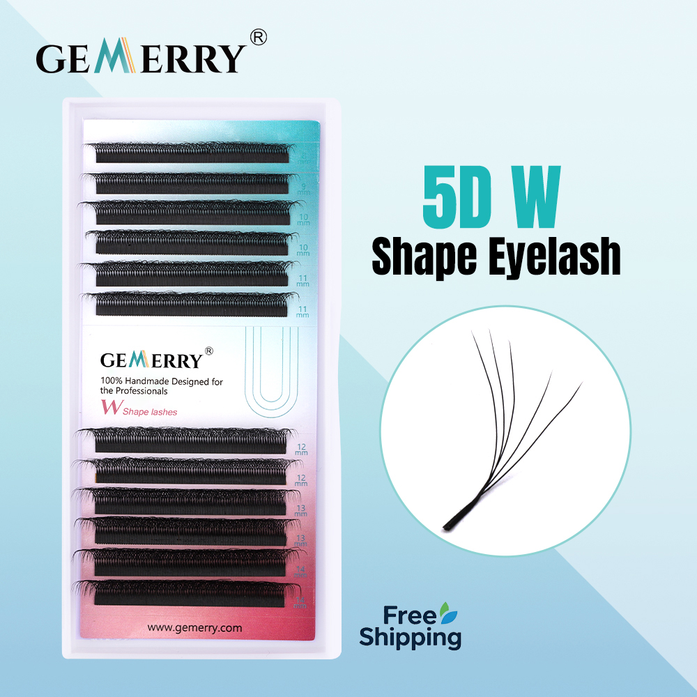 ขนตาปลอม GEMERRY 5D รูปทรง W แ - Eyelash Extension Volume Styles บทวิจารณ์และราคา