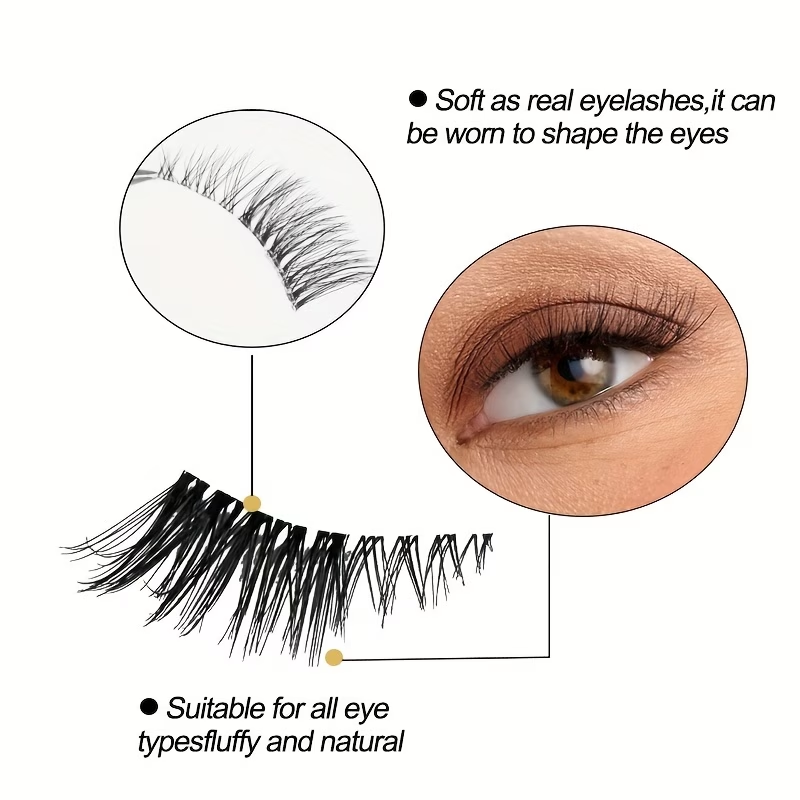 ขนตาปลอมแบบครึ่งตาธรรมชาติ 5 ค - Eyelash Extension Cat Eye บทวิจารณ์และราคา
