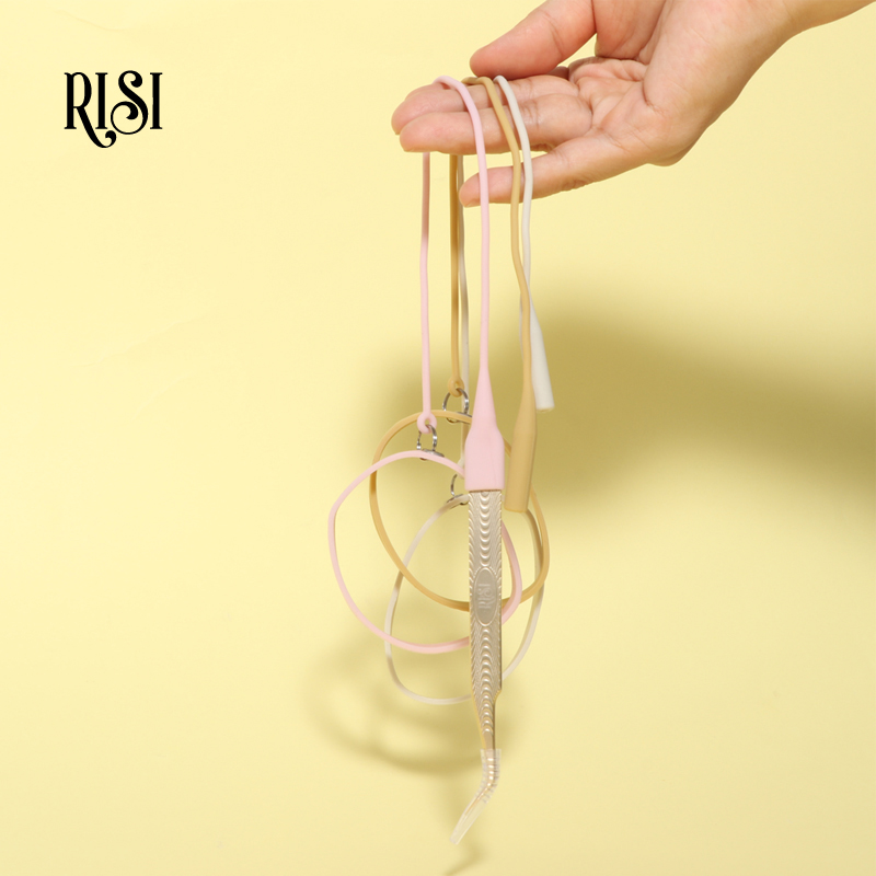 คีมหนีบตัวต่อขนตาซิลิโคน rizi  - Eyelash Extension Remover At Home บทวิจารณ์และราคา