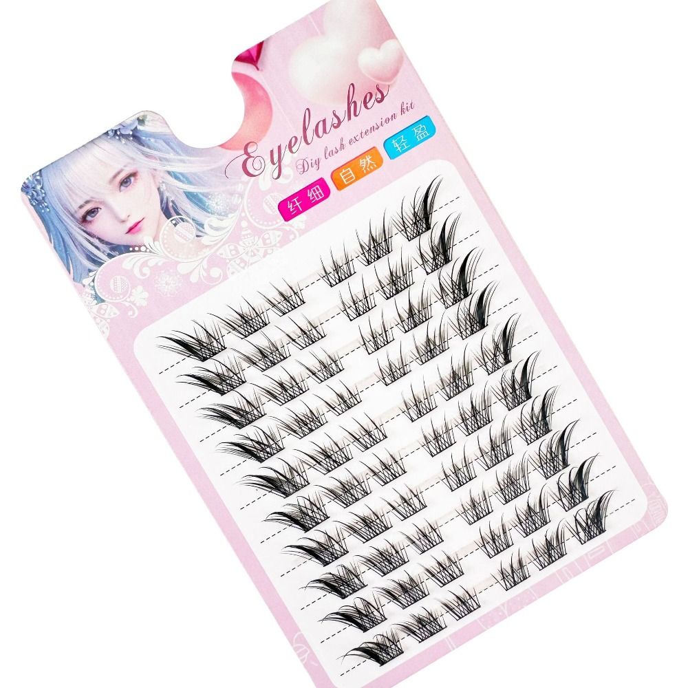 ขนตาปลอมแบบกลุ่ม 3 มิติ ทรงแคท - Eyelash Extension Cat Eye บทวิจารณ์และราคา