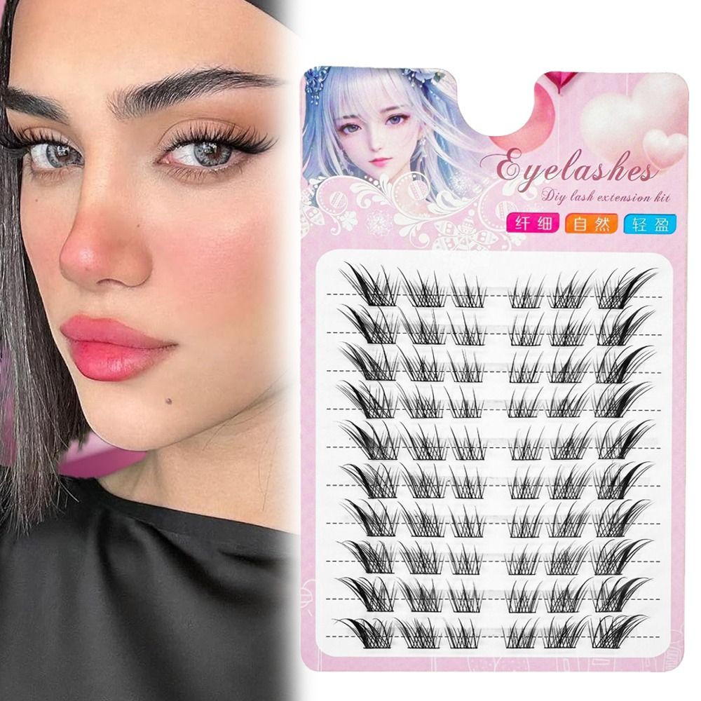 ขนตาปลอมแบบกลุ่ม 3 มิติ ทรงแคท - Eyelash Extension Cat Eye บทวิจารณ์และราคา